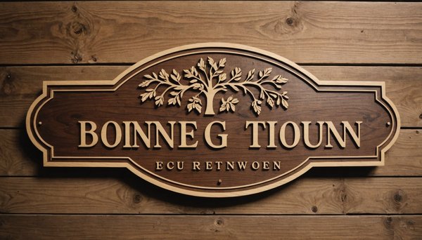Ajoutez une touche naturelle avec la signalétique en bois personnalisée